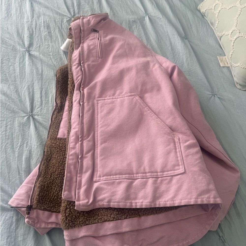 *RARE SZ/COLOR* Carhartt Sz 2XL XXL Light Purple/Pink Jacket Coat - Picture 4 of 9